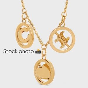 Celine Swivel Multi-Pendant Bracelet